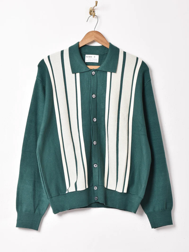 ストライプ カーディガン ORGUEIL オルゲイユ 長袖|コットンリネン ストライプ カーディガン ORGUEIL オルゲイユ 長袖|コットンリネン