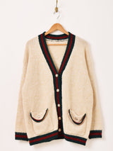 【2色展開】Elcamino ラインデザイン カーディガン