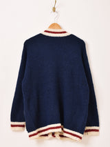 【2色展開】Elcamino ラインデザイン カーディガン