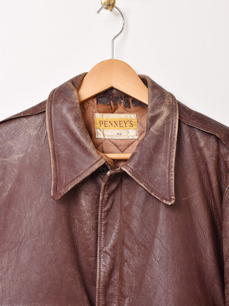 50's アメリカ製 "PENNEYS" A-2 Flight Jacket Type