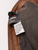 リメイク フリンジ レザースカート