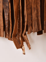 リメイク フリンジ レザースカート