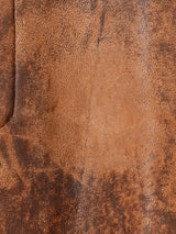 リメイク フリンジ レザースカート