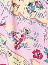 ハワイアンパターン ロングスカート