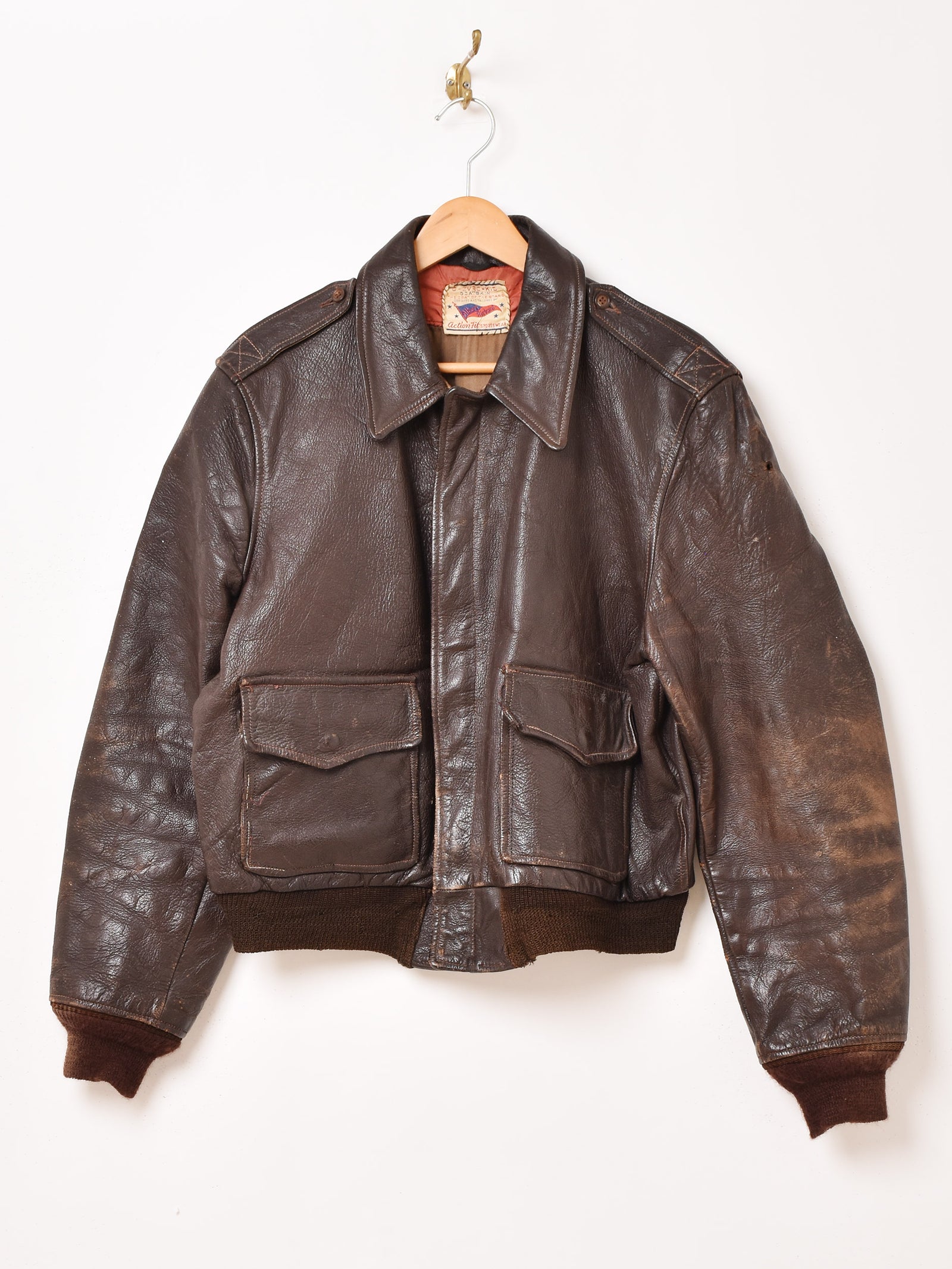50's Albert Richard A-2 Flight Jacket Type – 古着屋Top of the Hillの