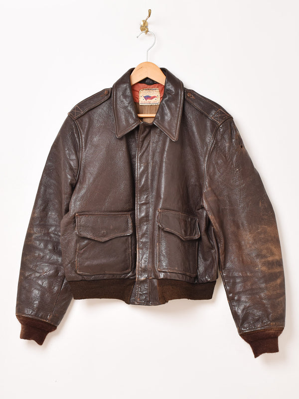 50's Albert Richard A-2 Flight Jacket Type