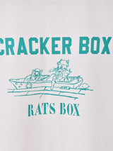 【2色展開】 プリントTシャツ「CRACKER BOX」