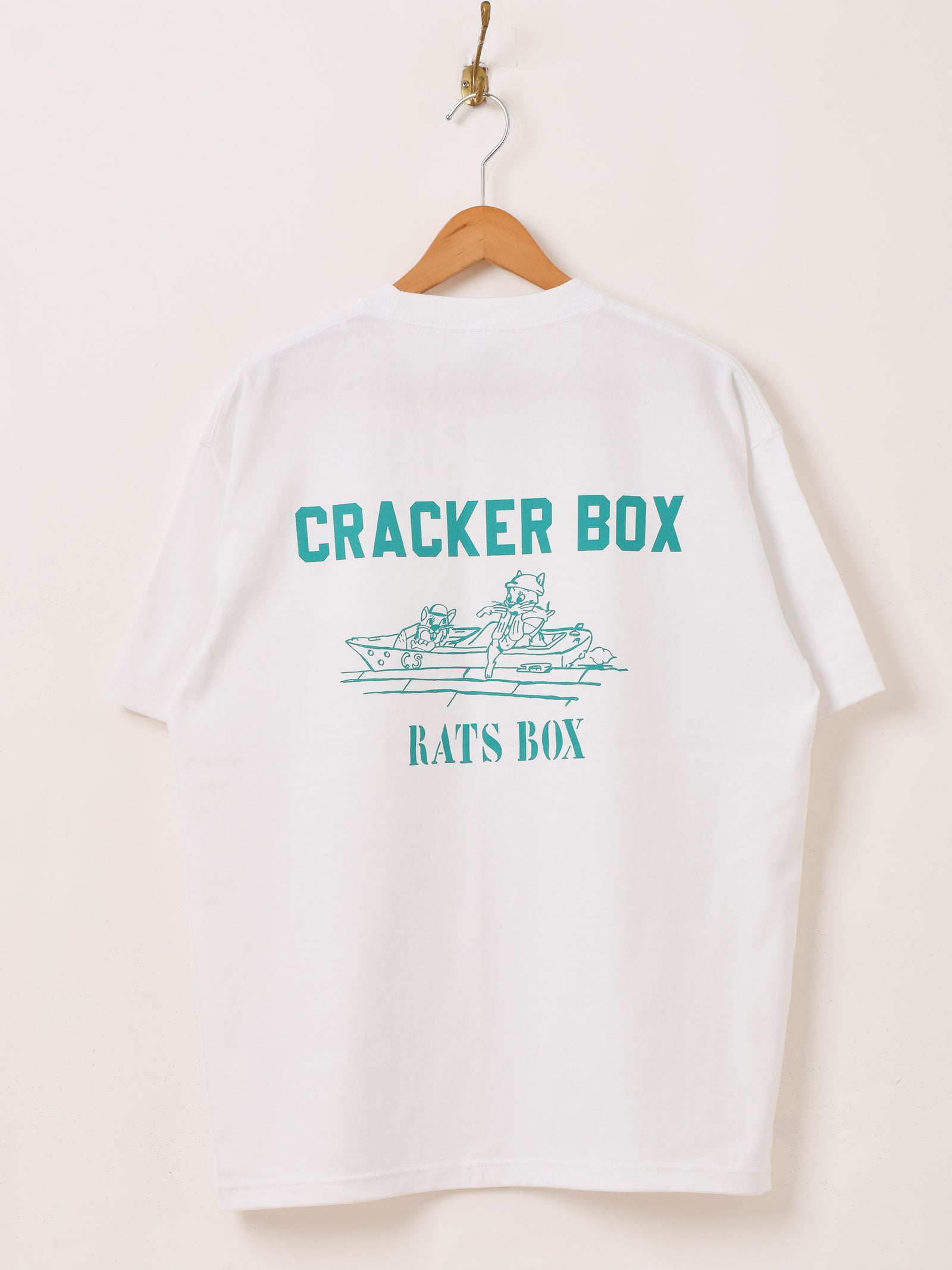 2色展開】 プリントTシャツ「CRACKER BOX」 – 古着屋Top of the Hillの