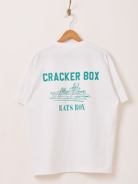 2色展開】 プリントTシャツ「CRACKER BOX」 – 古着屋Top of the Hillの
