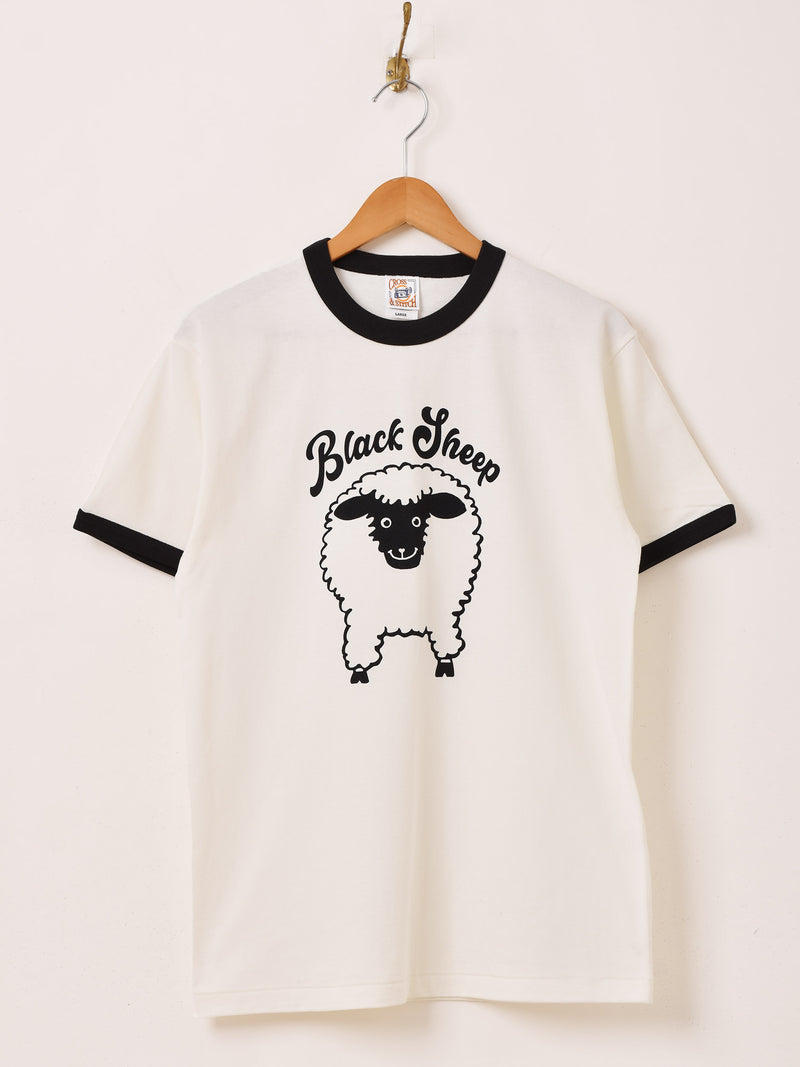 プリント リンガーTシャツ「Black Sheep」 – 古着屋Top of the Hillの