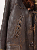 50’s〜60’s Leather Car Coat