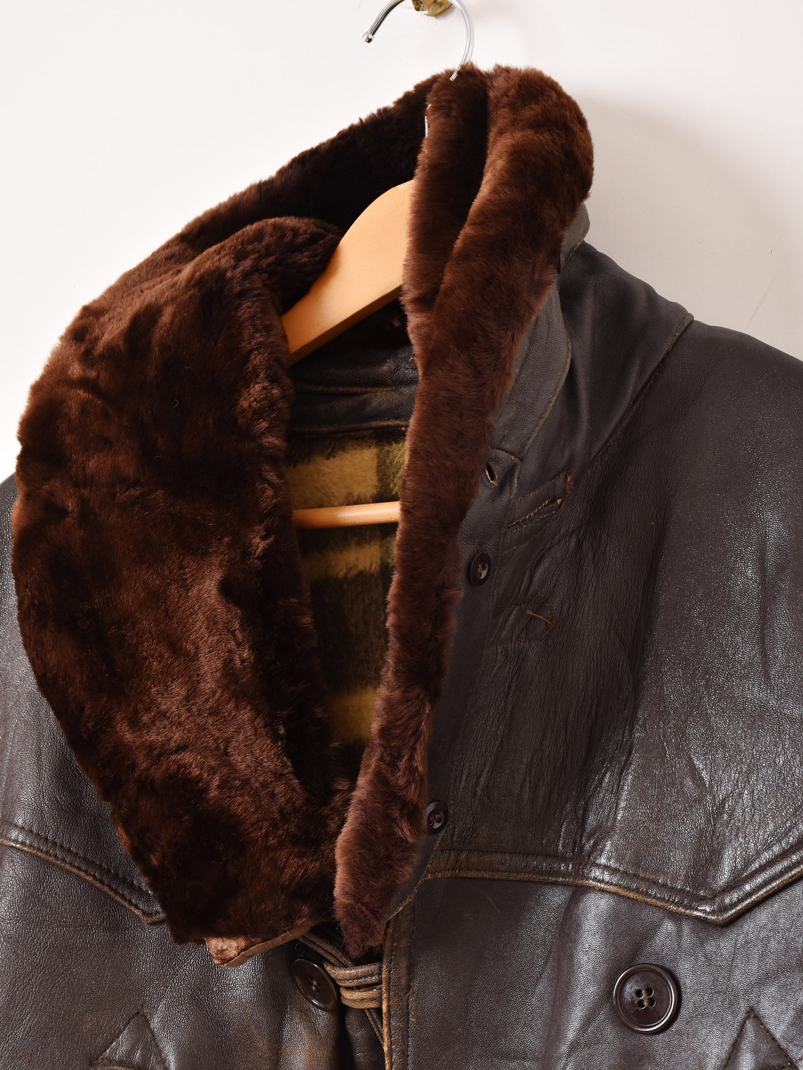 50's〜60's Leather Car Coat – 古着屋Top of the Hillのネット通販サイト