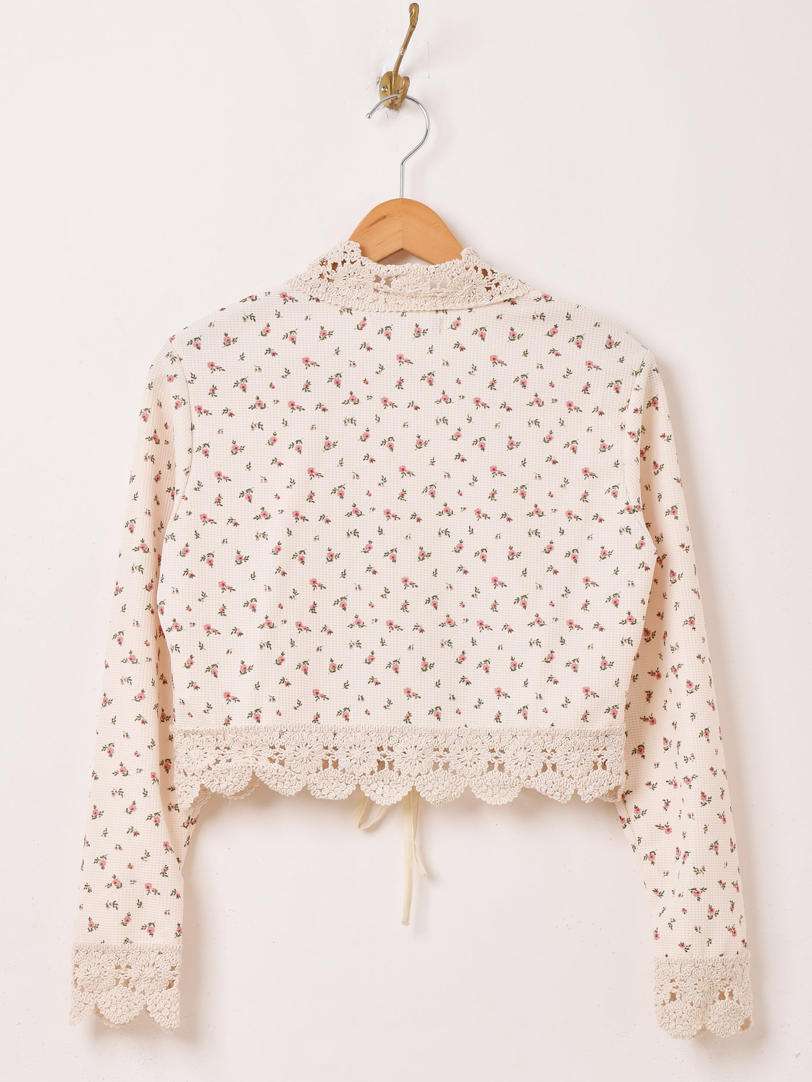 Meridian クロシェレース 花柄 カーディガン – 古着屋Top of the