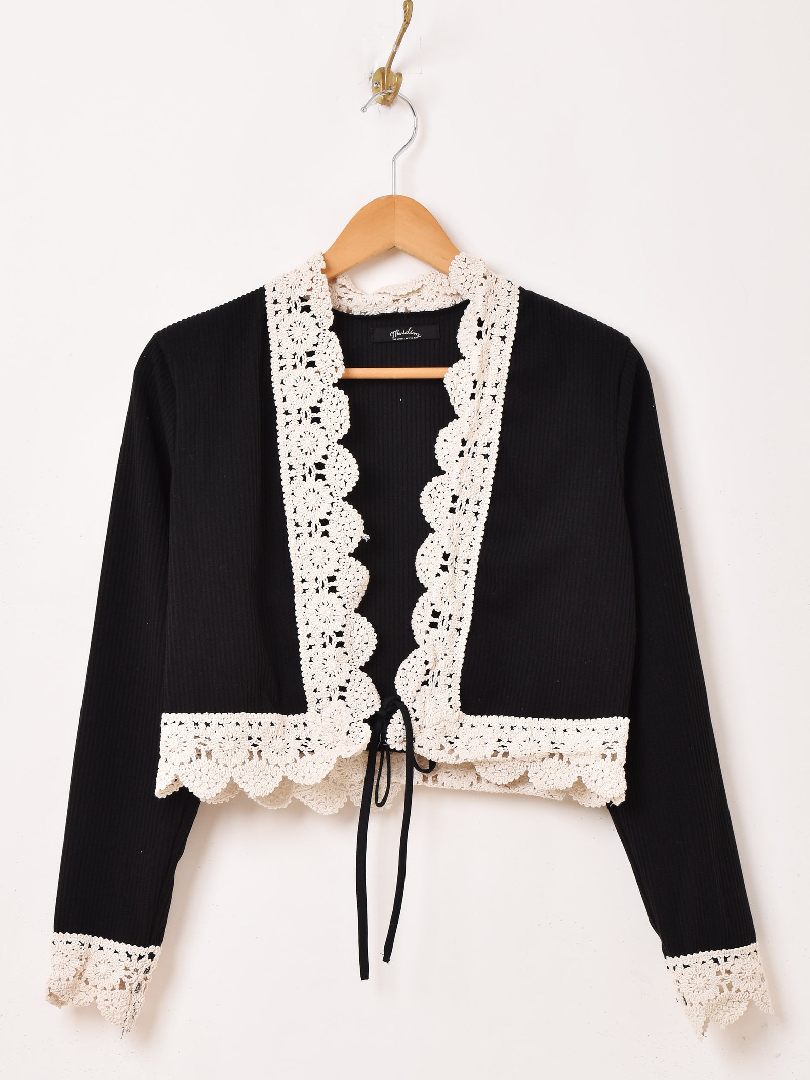 2色展開】Meridian クロシェレース カーディガン – 古着屋Top of