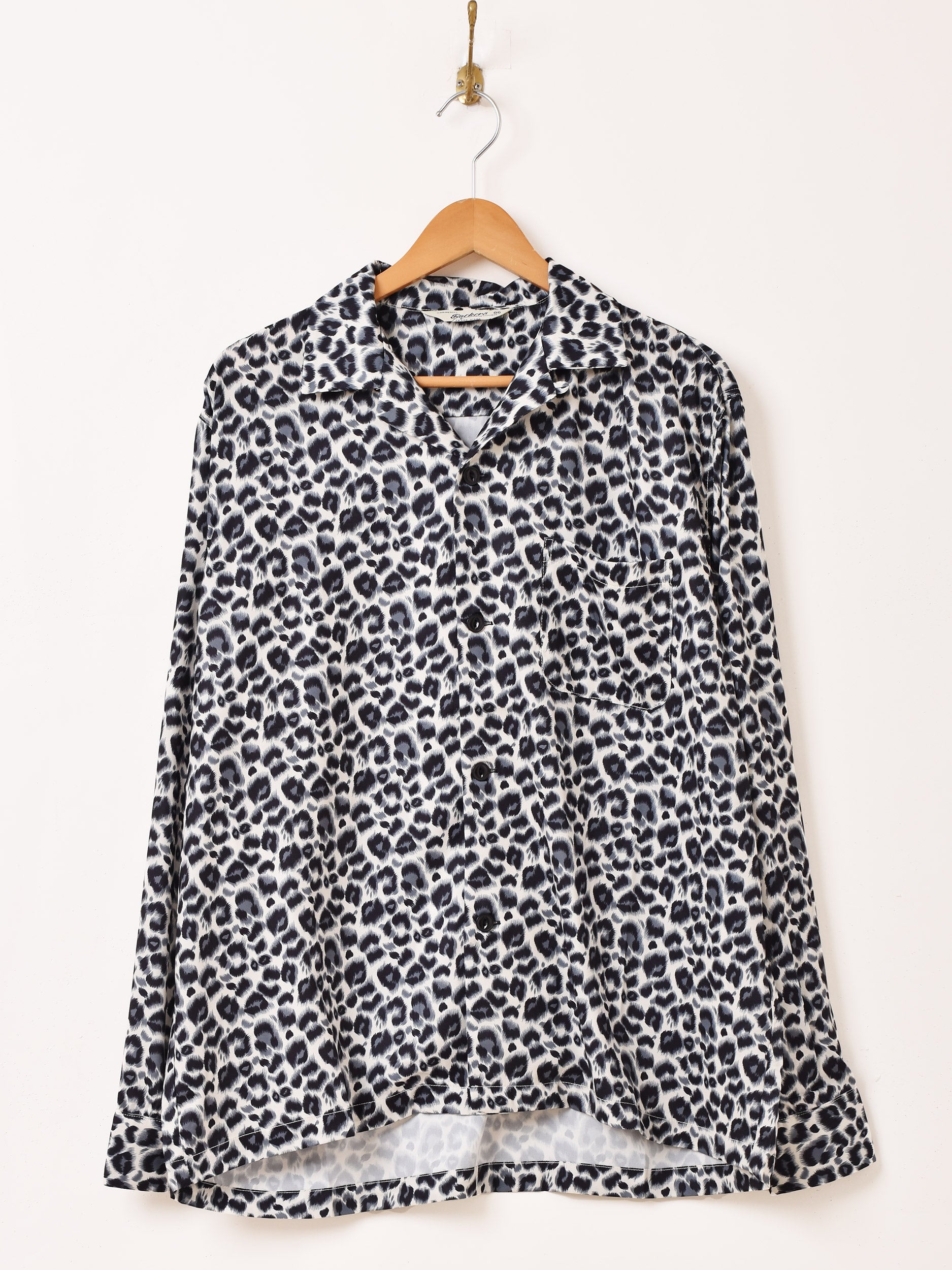 【総柄】ALL SAINTS レオパード オープンカラーシャツ ALLSAINTS シャツ LEO LEOPARD PRINT RELAXED FIT SHIRT