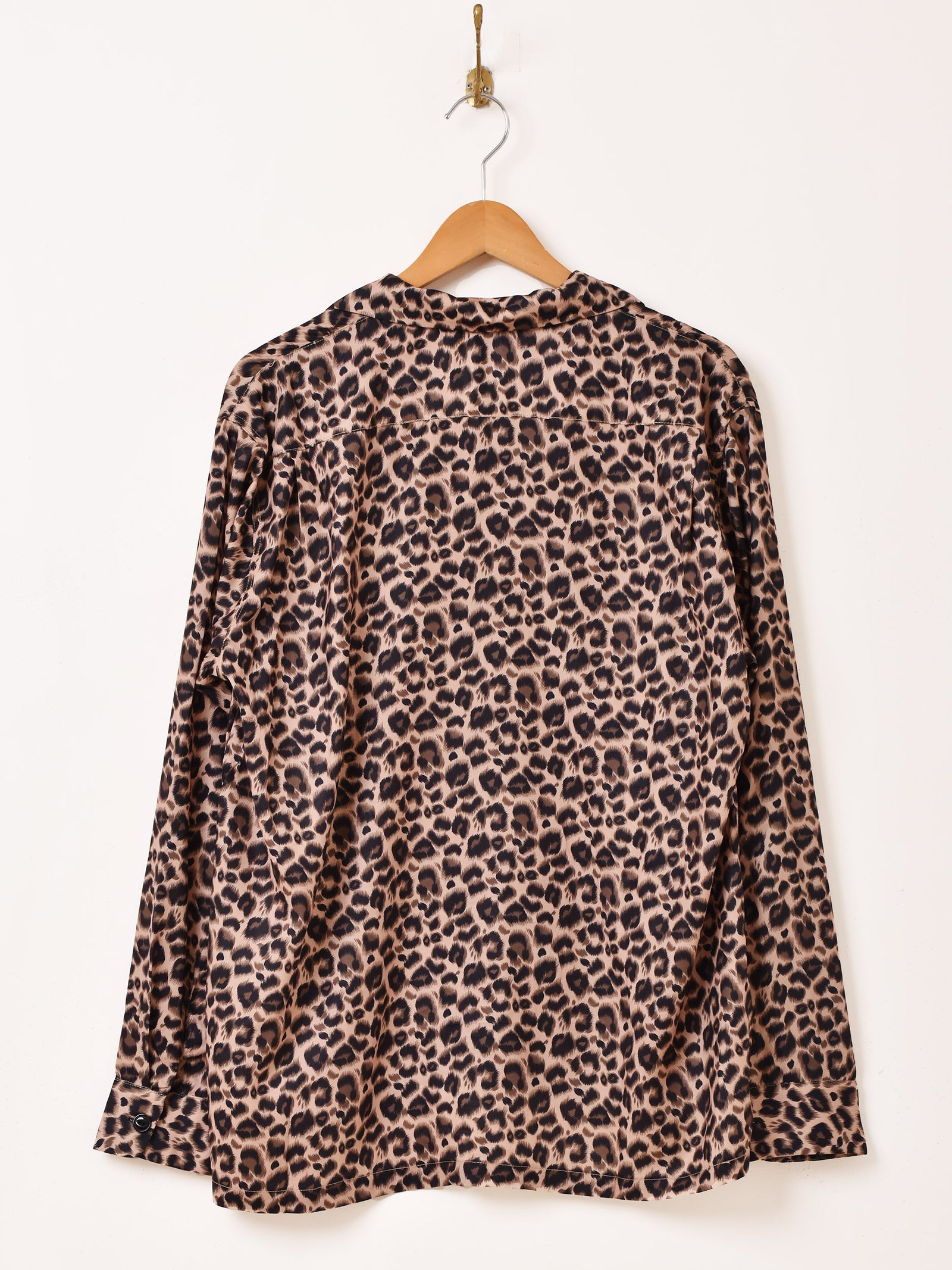 2色展開】Backers レオパード柄 オープンカラー 長袖シャツ – 古着屋