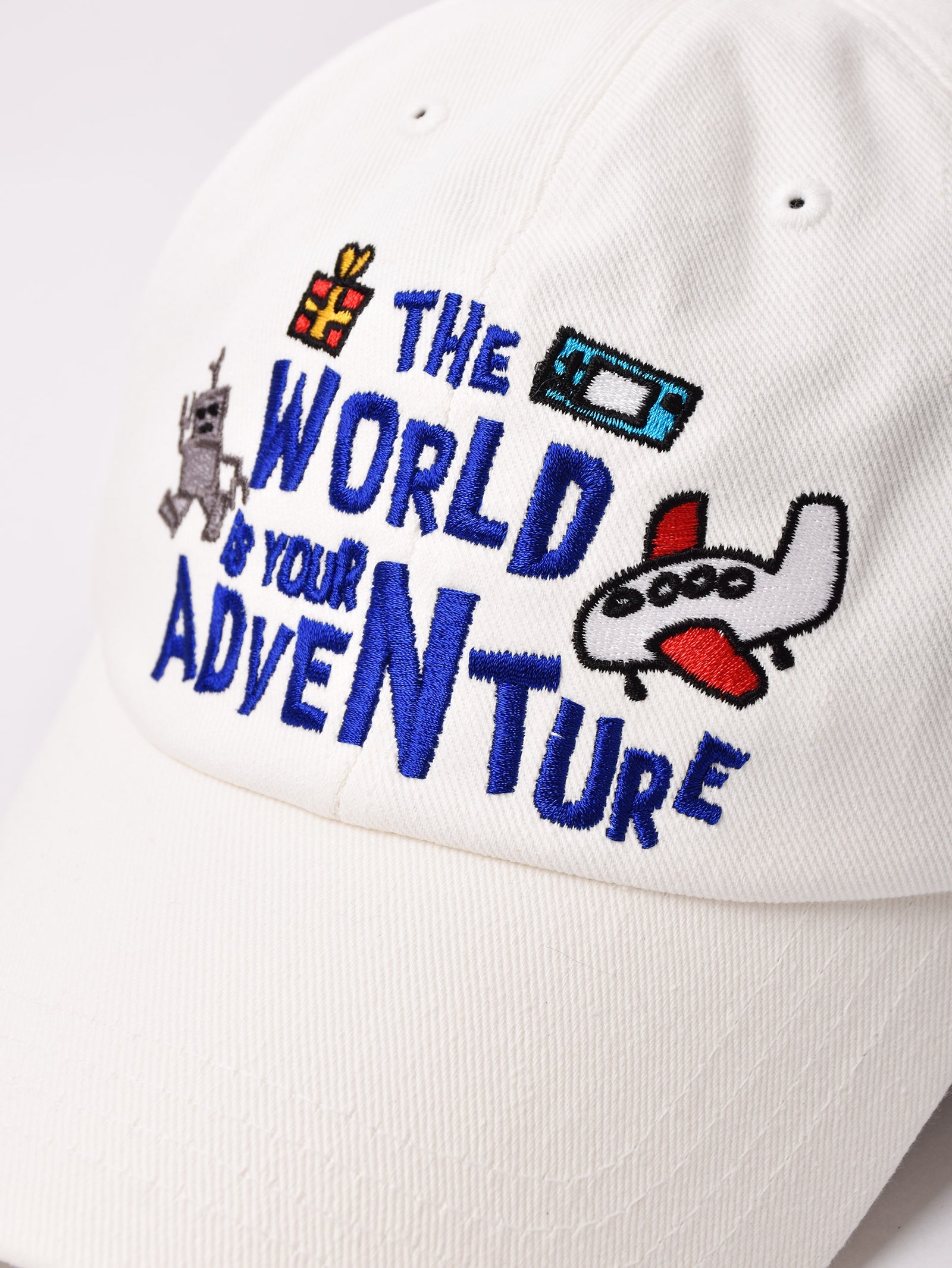 ☆美品 ワンダフルワールド ピコフリル 帽子 こげ茶 刺繍入り キャップ