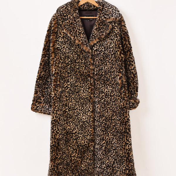 レオパード柄 フェイクファーコート – 古着屋Top of the Hillのネット
