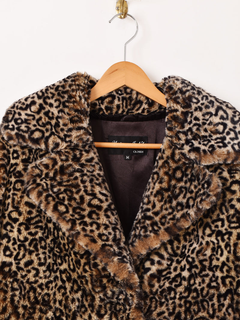 レオパード柄 フェイクファーコート – 古着屋Top of the Hillのネット