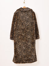 レオパード柄 フェイクファーコート