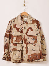 80's アメリカ軍 デザートカモ柄 チョコチップ BDUジャケット【DEAD STOCK】