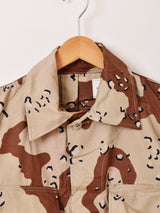 80's アメリカ軍 デザートカモ柄 チョコチップ BDUジャケット【DEAD STOCK】