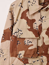 80's アメリカ軍 デザートカモ柄 チョコチップ BDUジャケット【DEAD STOCK】