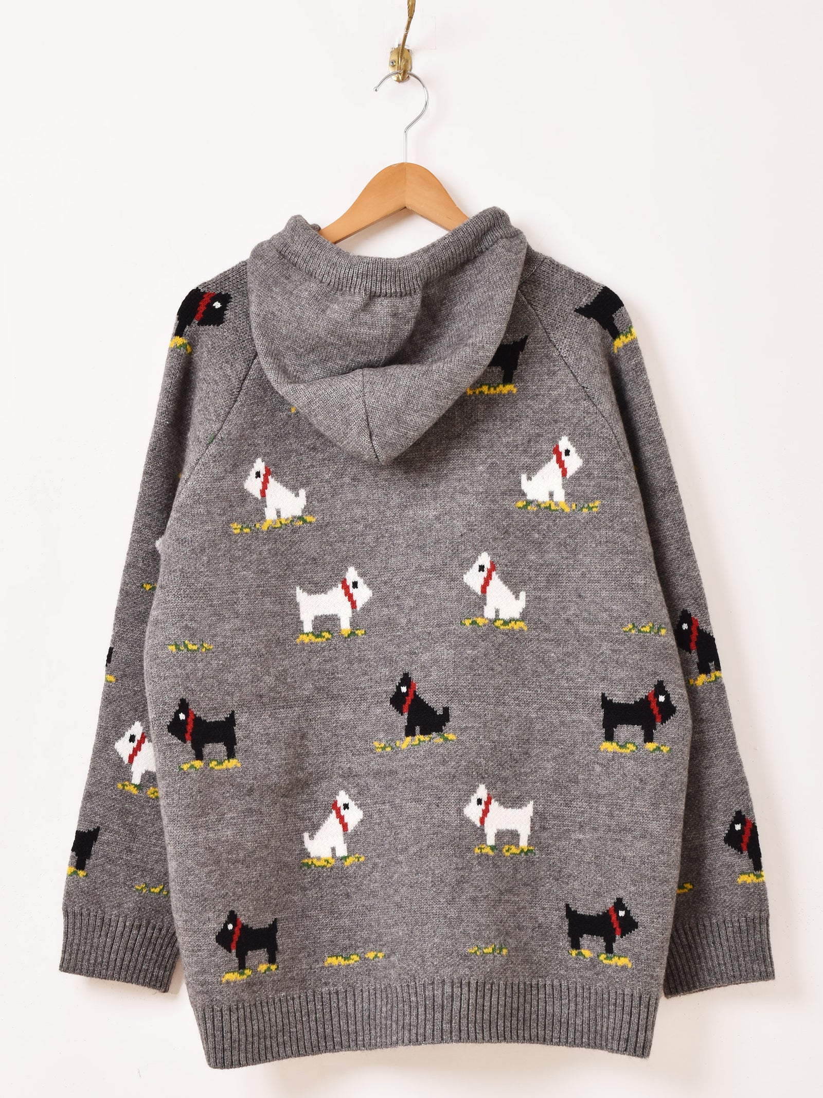 2色展開】Meridian 犬柄 フード カーディガン – 古着屋Top of the Hill