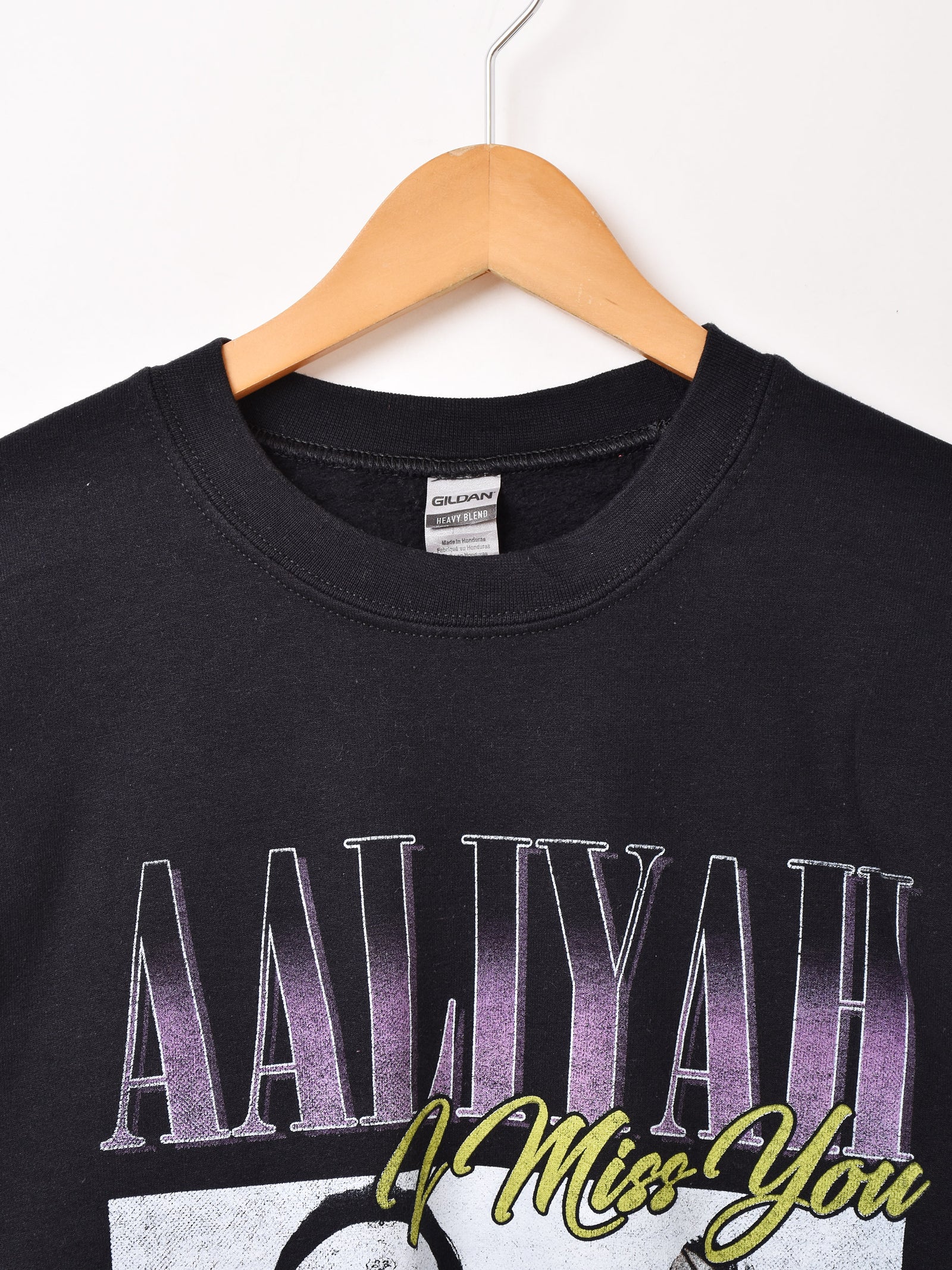 AALIYAH プリントスウェットシャツ – 古着屋Top of the Hillの