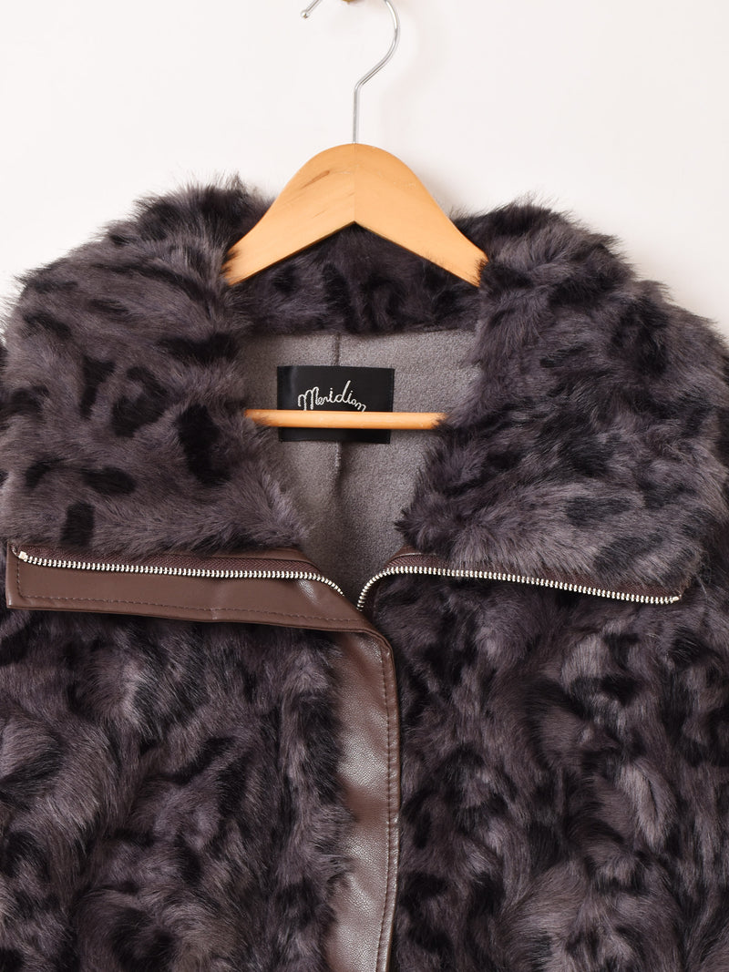 2色展開】Meridian ミックス フェイクファー ジャケット – 古着屋Top