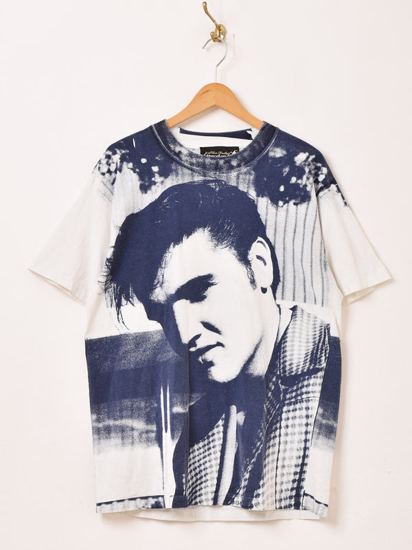 Made in USA 90's Elvis Presley Print T Shirts