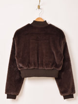 【2色展開】Meridian フェイクファー ショートブルゾン