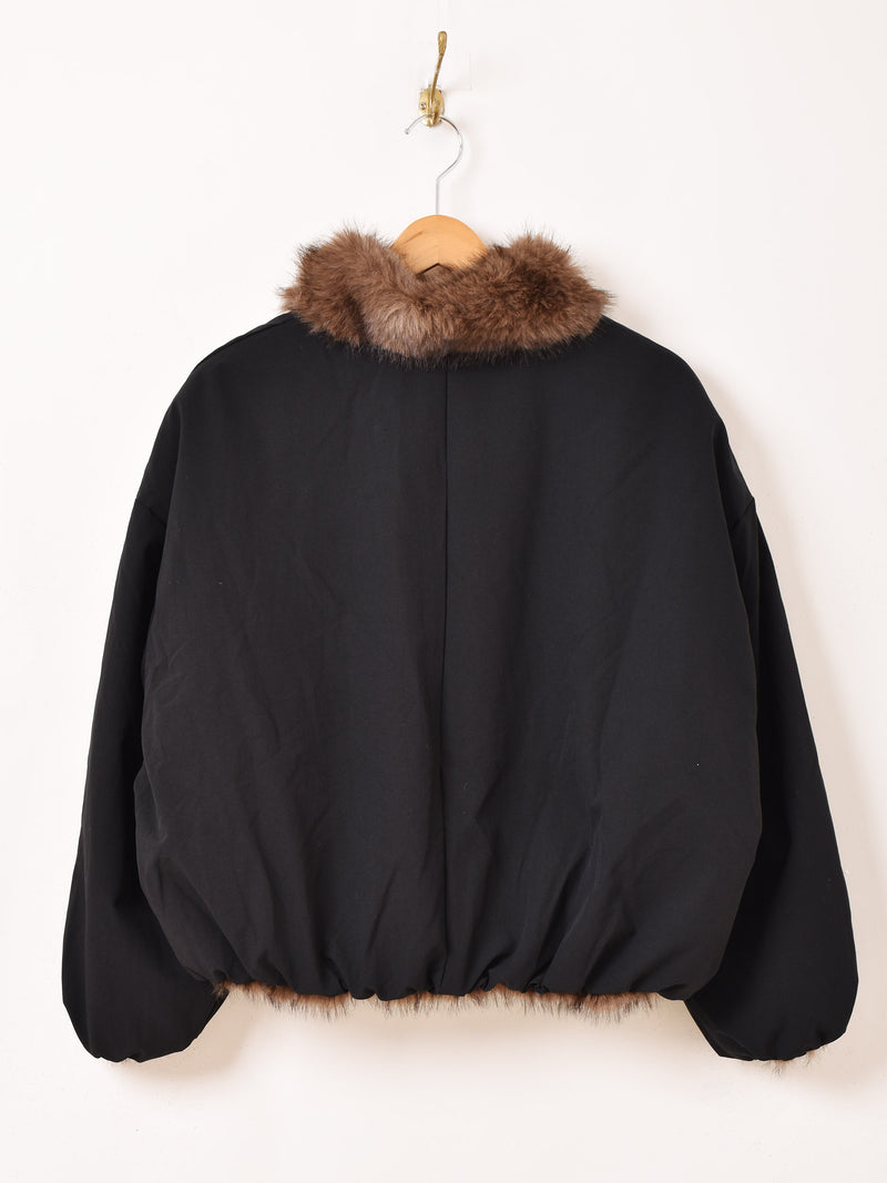 Meridian リバーシブル フェイクファー ブルゾン – 古着屋Top of the
