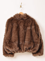 Meridian リバーシブル フェイクファー ブルゾン