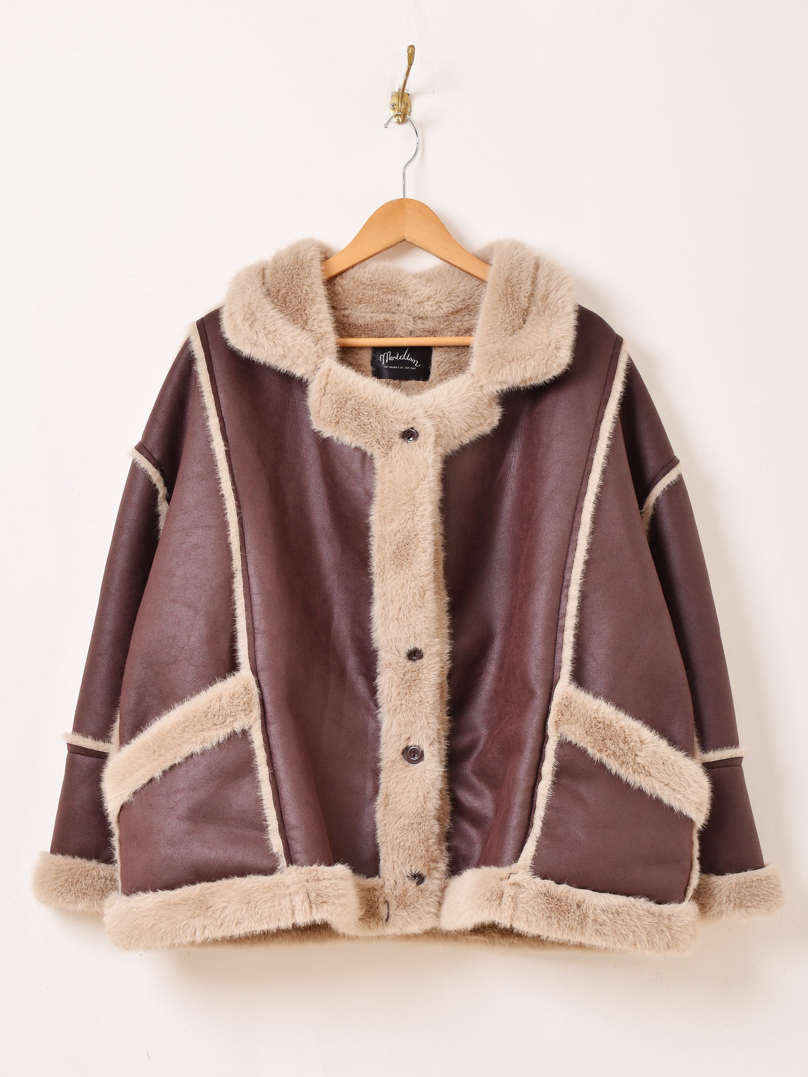 3色展開】Meridian フェイクムートン ジャケット – 古着屋Top of the