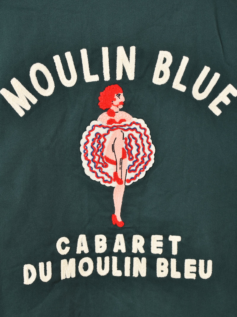 【2色展開】Backers 刺繍入り ジャケット「MOULIN BLUE」