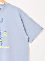 【2色展開】 プリントTシャツ「GOOD-BYE CRUEL WORLD」