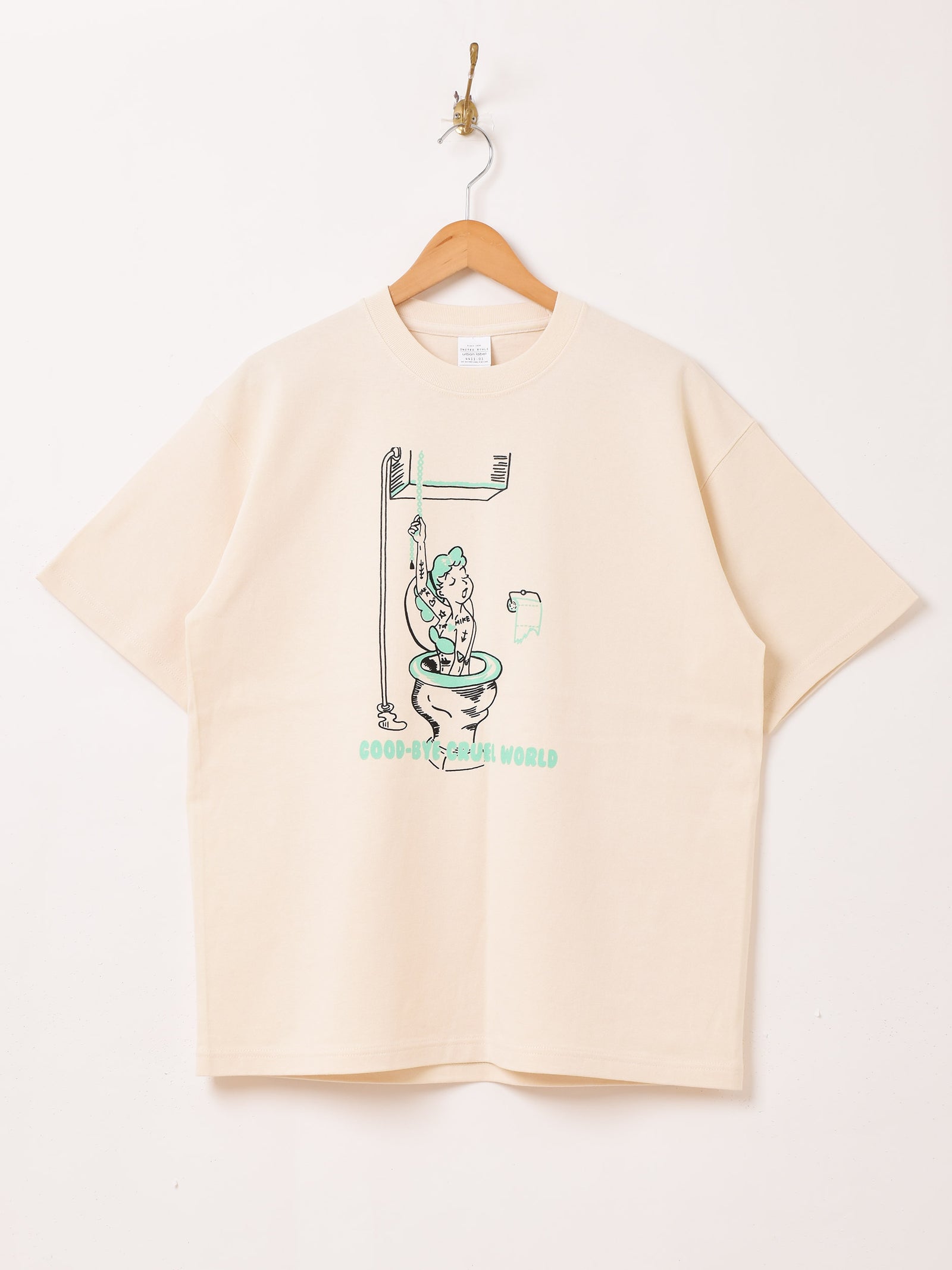 2色展開】 プリントTシャツ「GOOD-BYE CRUEL WORLD」 – 古着屋 2色展開】 プリントTシャツ「GOOD-BYE CRUEL WORLD」 – 古着屋
