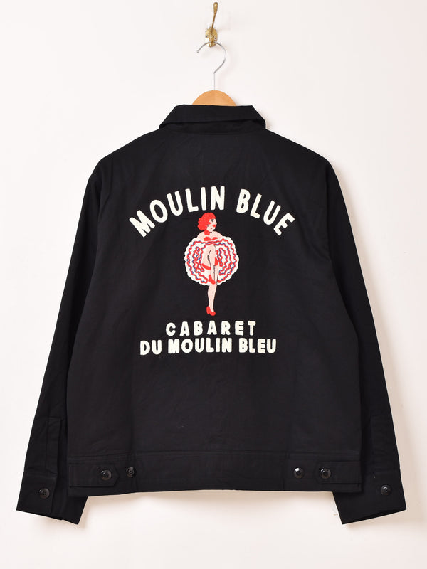 【2色展開】Backers 刺繍入り ジャケット「MOULIN BLUE」