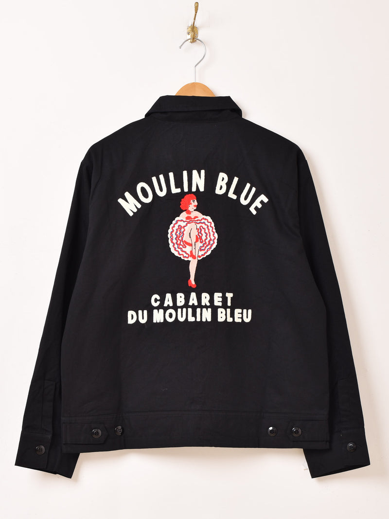 【2色展開】Backers 刺繍入り ジャケット「MOULIN BLUE」