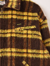 【2色展開】Backers 中綿入り ブラッシュドチェック ワークジャケット