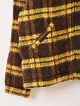 【2色展開】Backers 中綿入り ブラッシュドチェック ワークジャケット