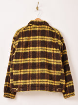 【2色展開】Backers 中綿入り ブラッシュドチェック ワークジャケット