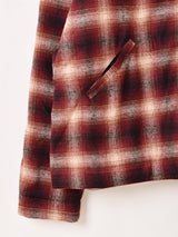 【3色展開】Backers 中綿入り チェック柄 ワークジャケット