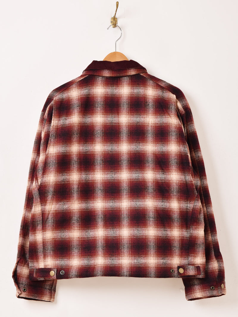 3色展開】Backers 中綿入り チェック柄 ワークジャケット – 古着屋Top