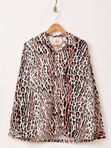 【2色展開】Backers レオパード柄 コーデュロイ 長袖シャツ