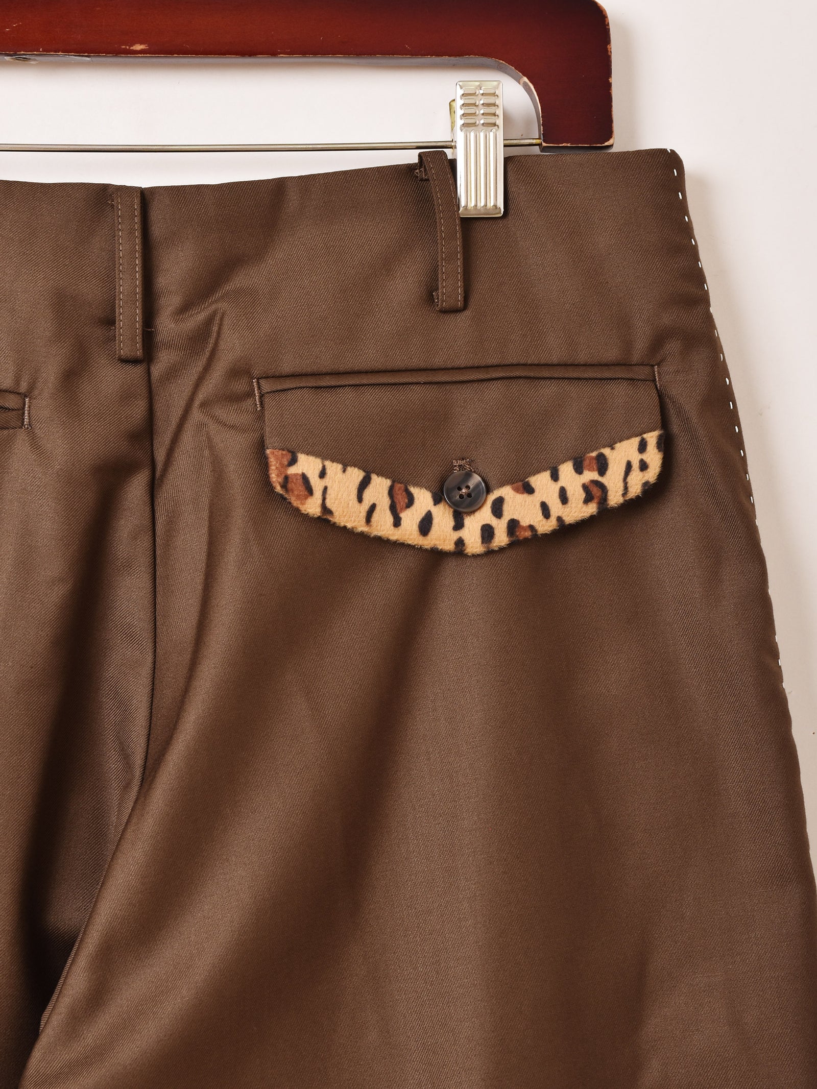 2色展開】Backers レオパードライン ロカビリーパンツ – 古着屋