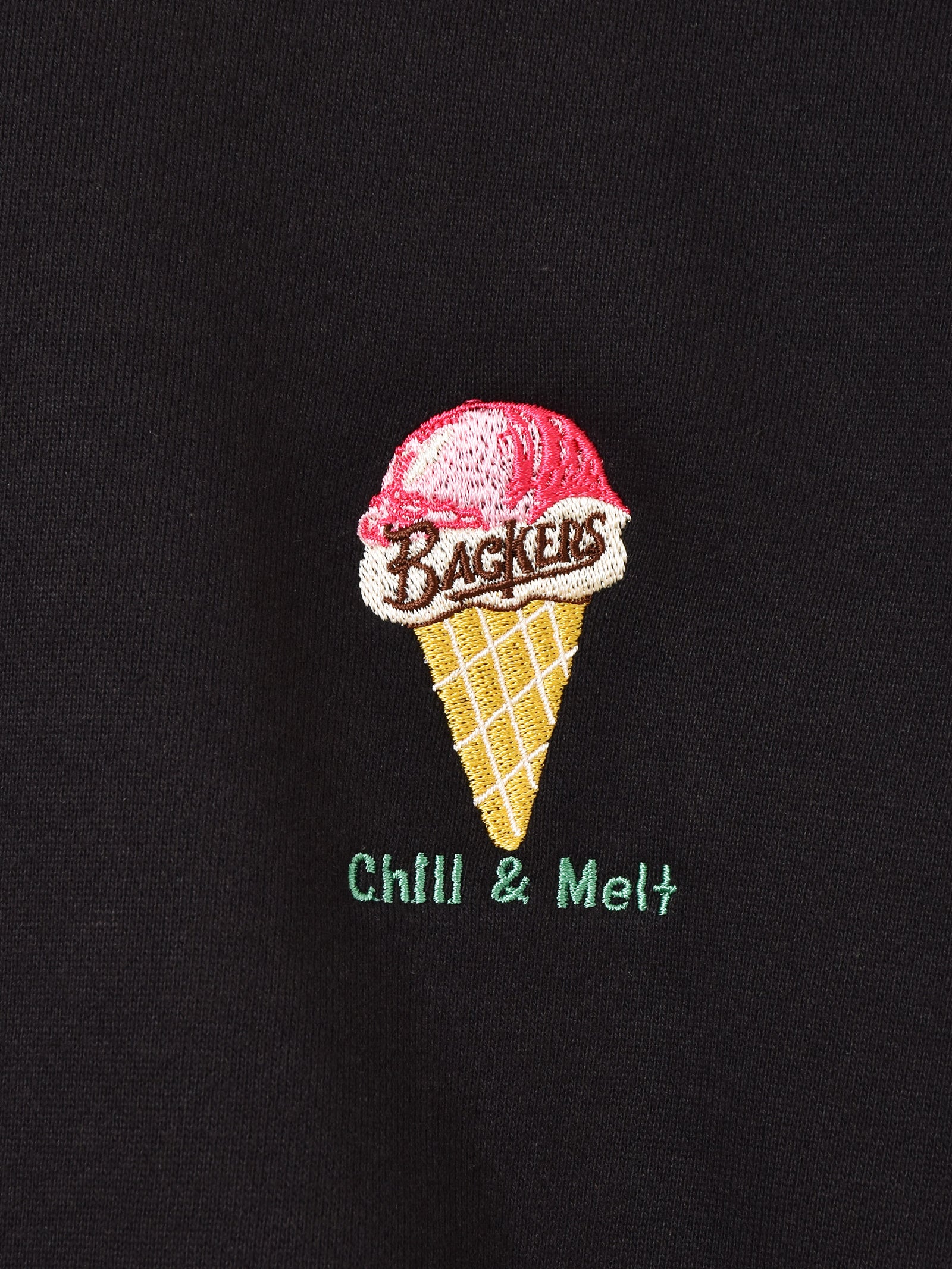2色展開】 ワンポイント刺繍 スウェットシャツ Icecream – 古着屋Top 