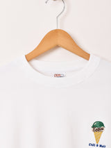 【2色展開】 ワンポイント刺繍 スウェットシャツ Icecream