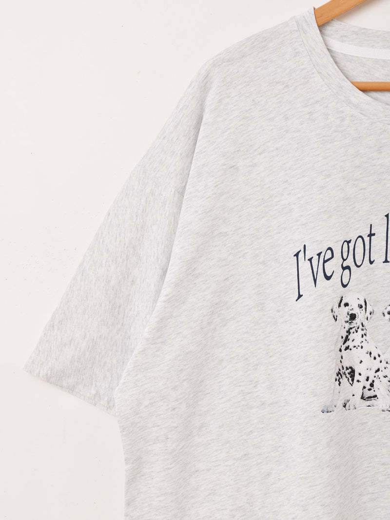 【2色展開】 ダルメシアン ビッグTシャツ